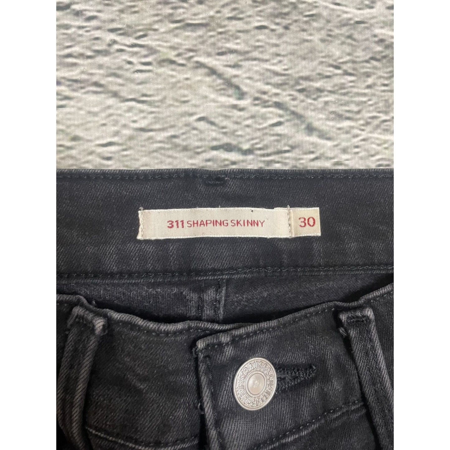 Levi’s skinny jeans 311 shaping vintage black jeans denim slim