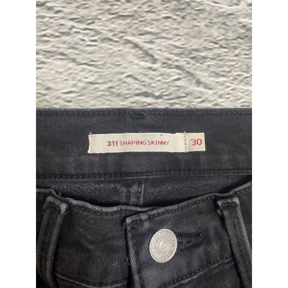 Levi’s skinny jeans 311 shaping vintage black jeans denim slim