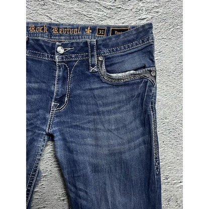 Rock Revival vintage blue jeans Y2K flared