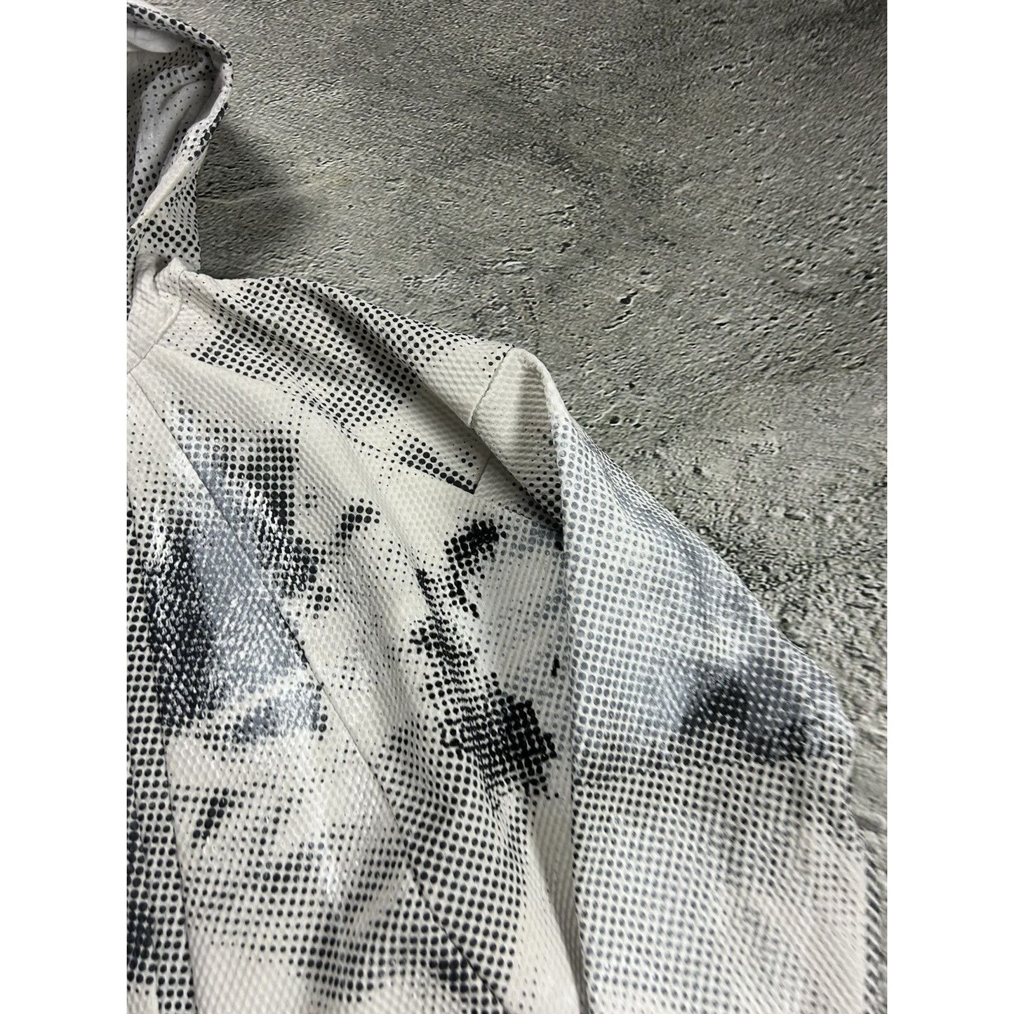 Rundholz Dip jacket hooded oversized black and white