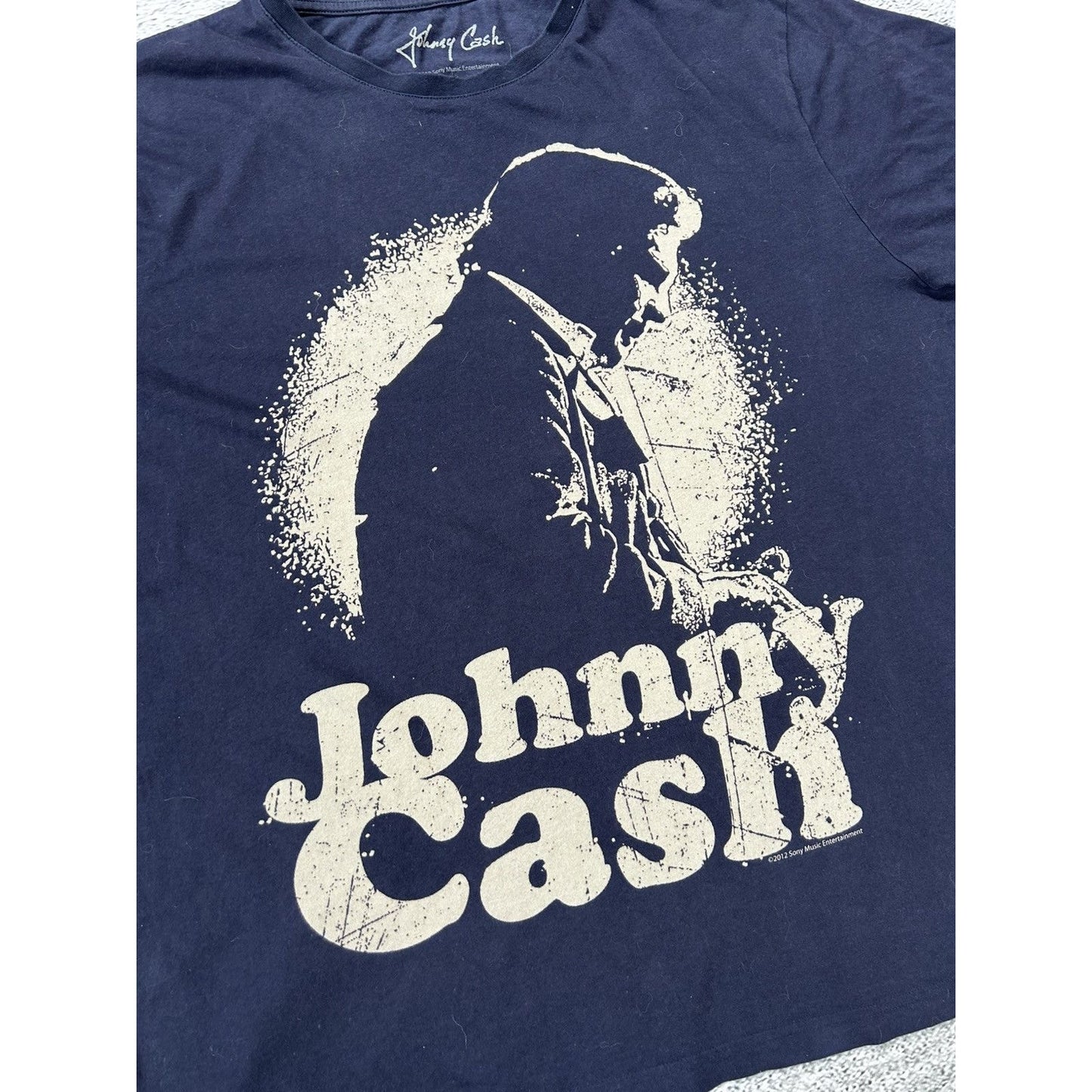 Johnny Cash vintage T-Shirt 2012 navy