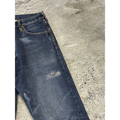 Evisu jeans vintage embroidery face seagull logo selvedge