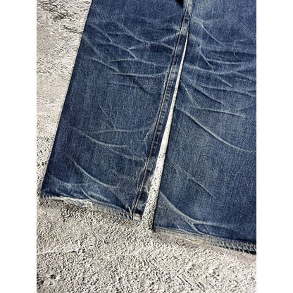 Evisu jeans vintage navy white seagulls selvedge