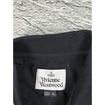 Vivienne Westwood polo t-shirt black small Orb logo
