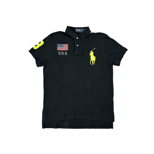 Chief Keef Polo Ralph Lauren USA black Polo t-shirt big pony