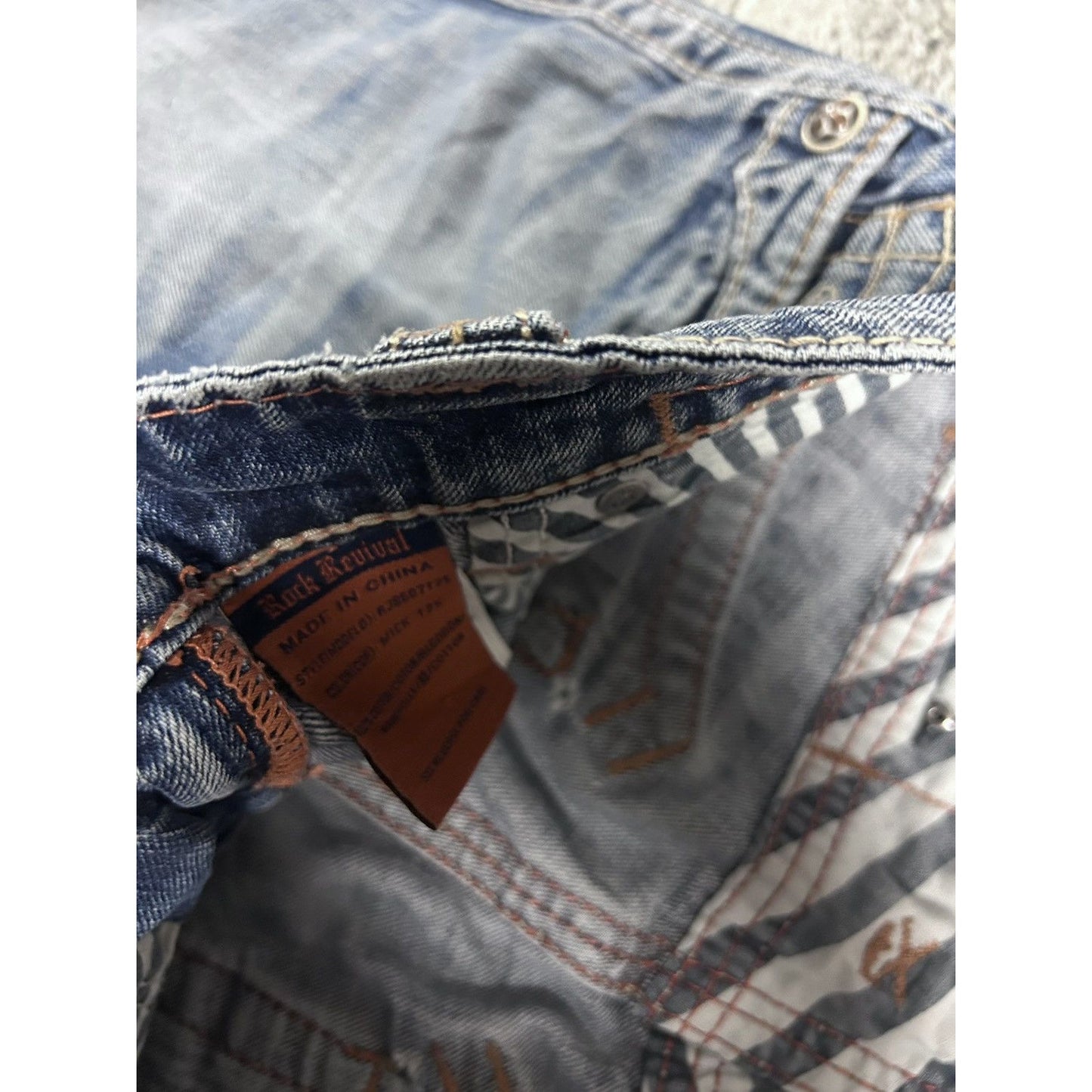 Rock Revival vintage blue jeans Y2K flared