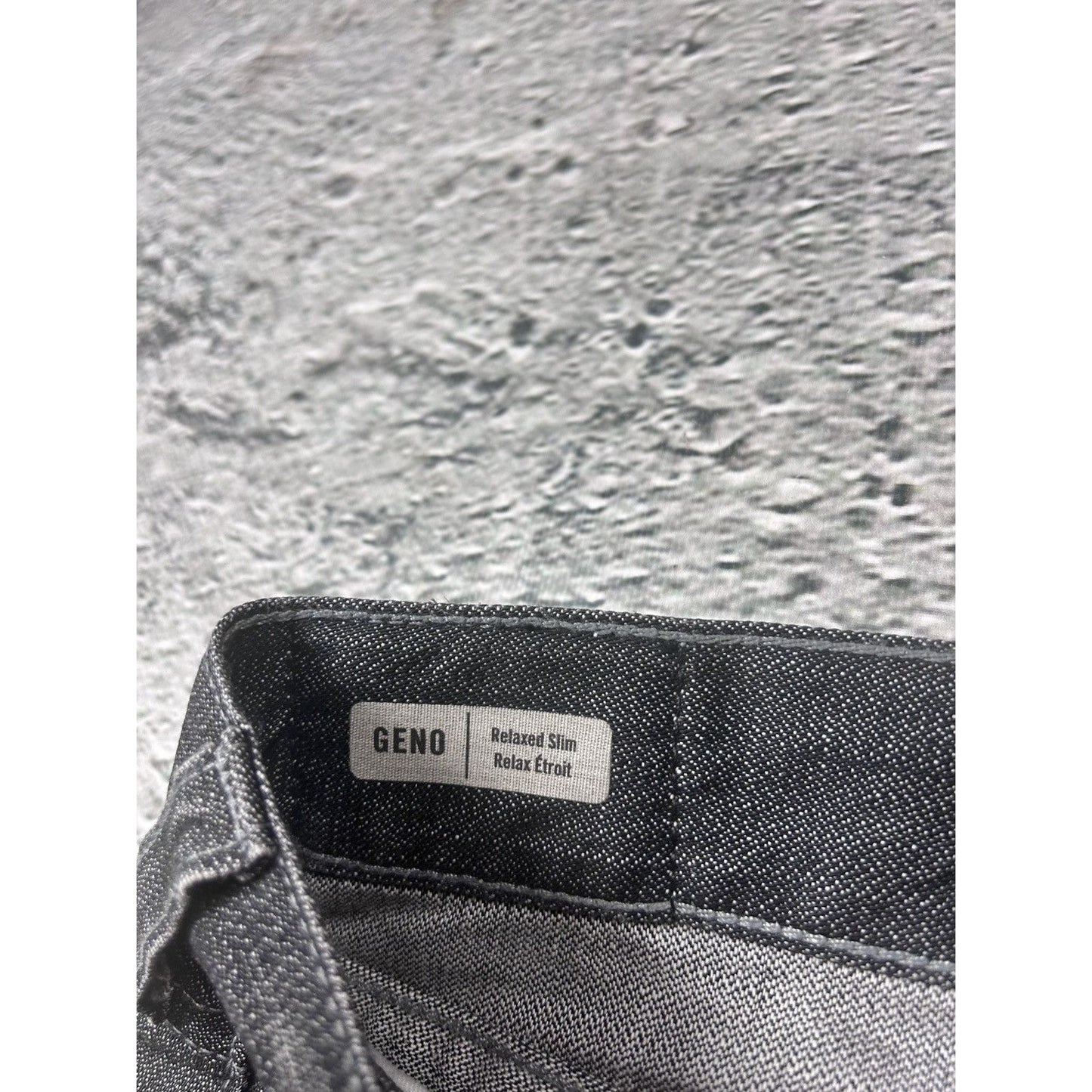 True Religion black dark grey jeans geno reflective
