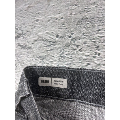 True Religion black dark grey jeans geno reflective