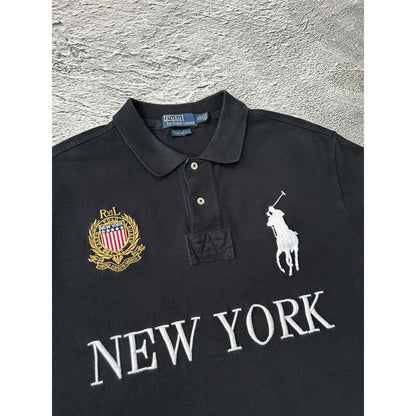 Chief Keef Polo Ralph Lauren New York black Polo T-shirt