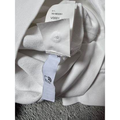 Stone island sweatshirt white with badge