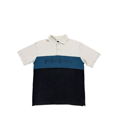 Yves Saint Laurent polo big logo T-shirt vintage