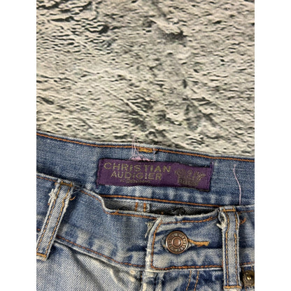 Ed Hardy Christian Audigier vintage jeans skeleton roses