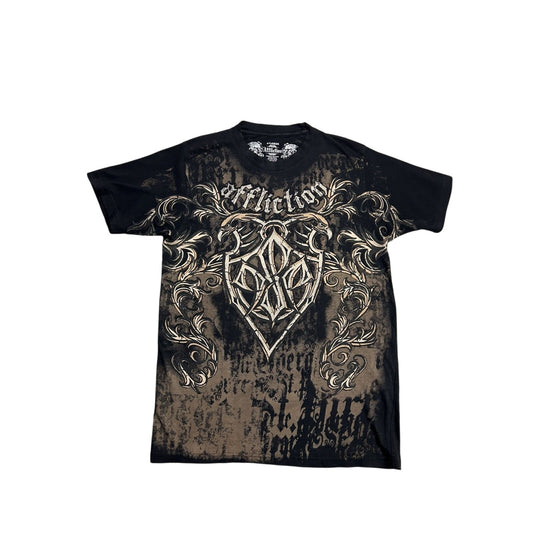 Affliction Vintage black T-shirt Y2K