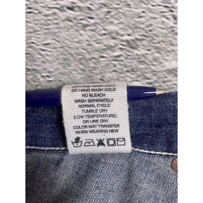 Evisu jeans vintage inside out selvedge white red