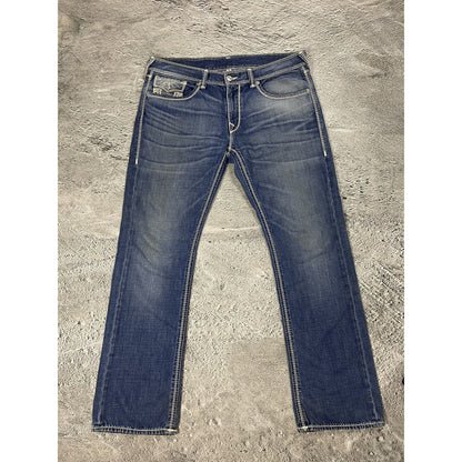 True Religion jeans vintage Straight denim Mega T stitching