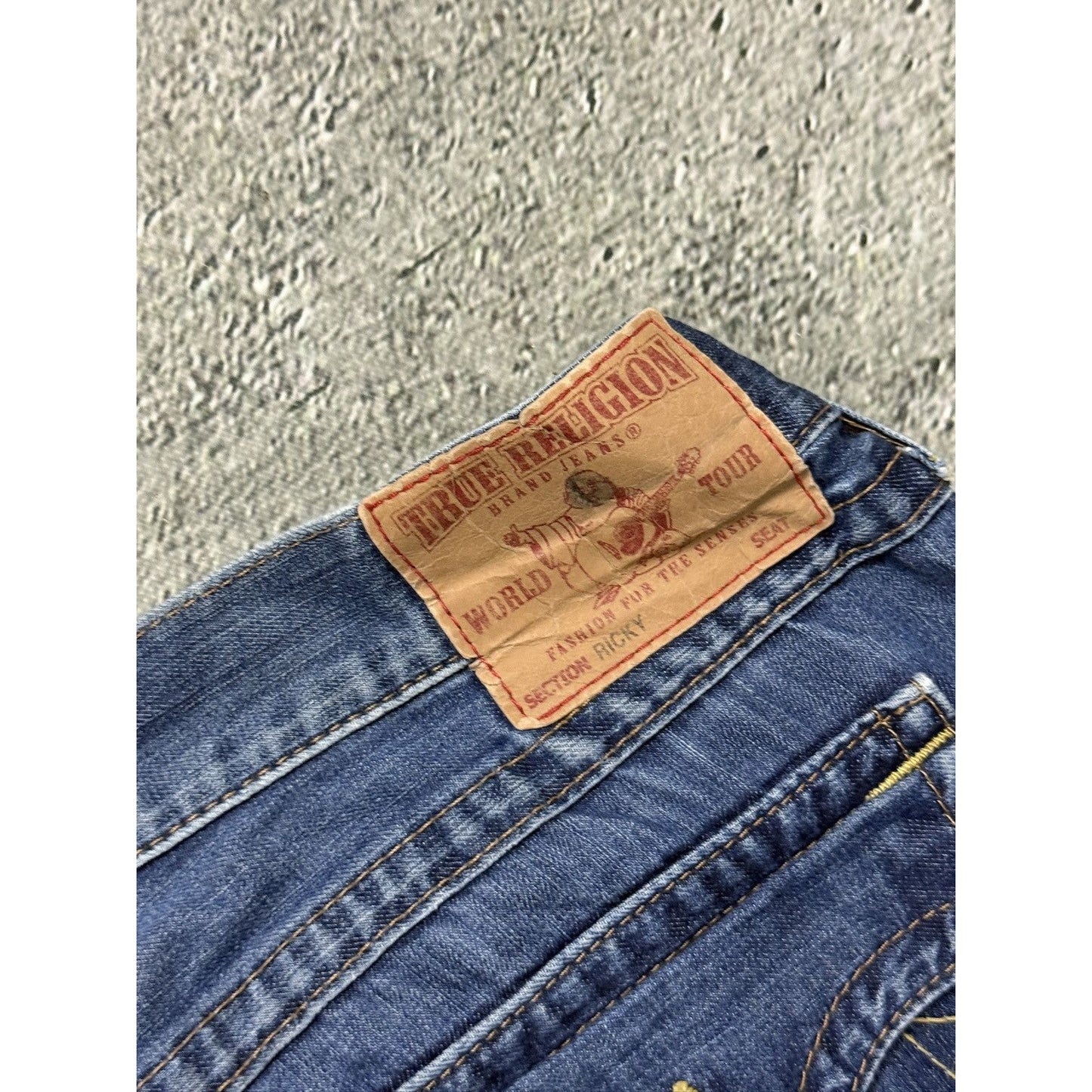 True Religion blue jeans Ricky Vintage