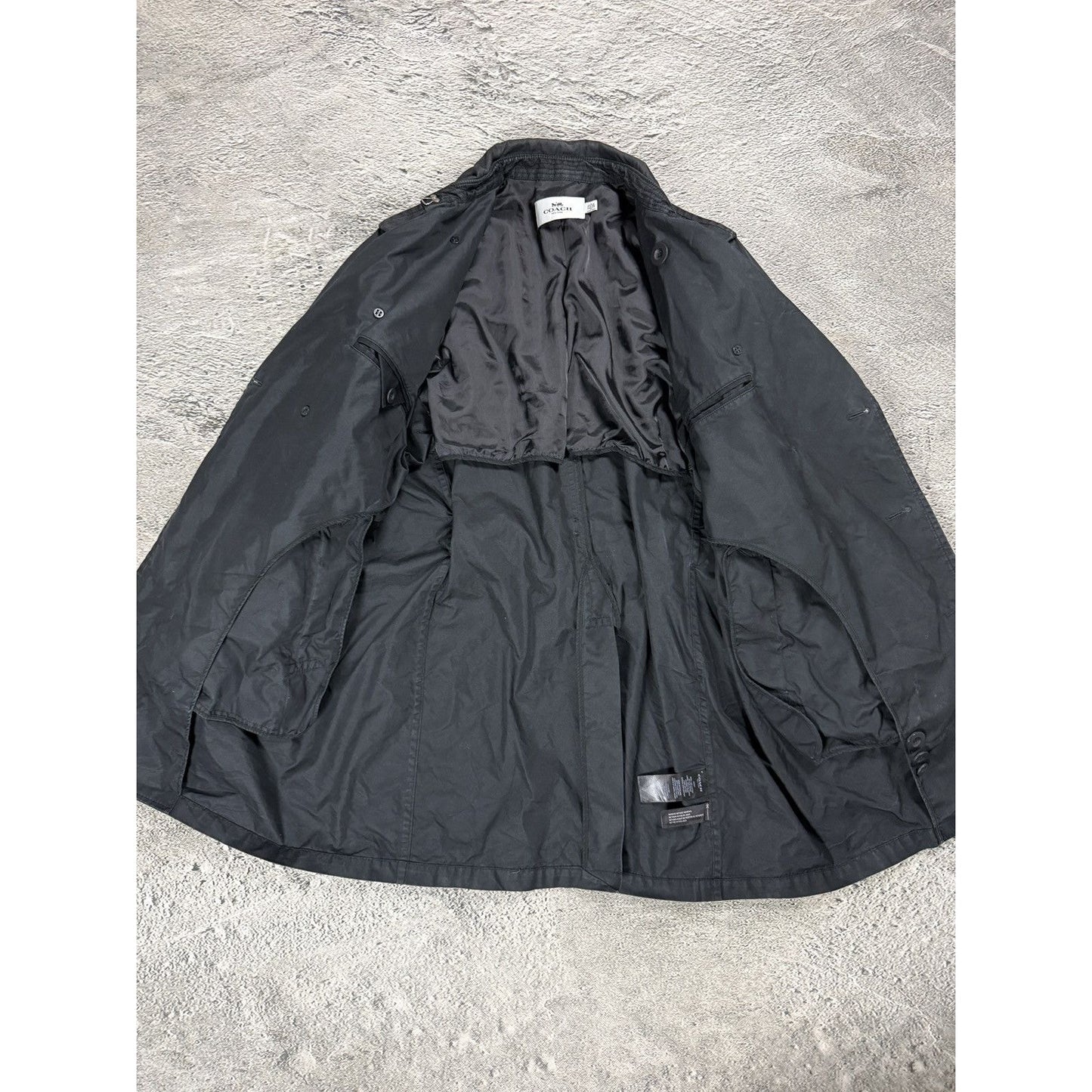 Coach Trench Coat black