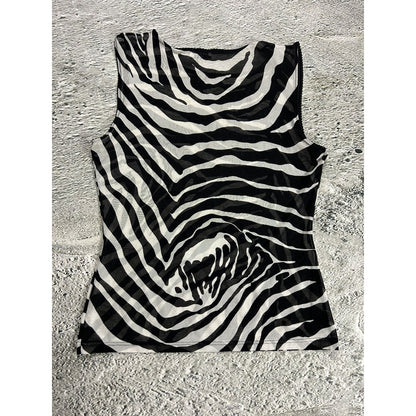 Dolce & Gabbana Intimo Zebra Printed tank top sleeveless