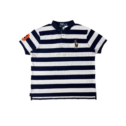 Chief Keef Polo Ralph Lauren T-shirt vintage blue striped