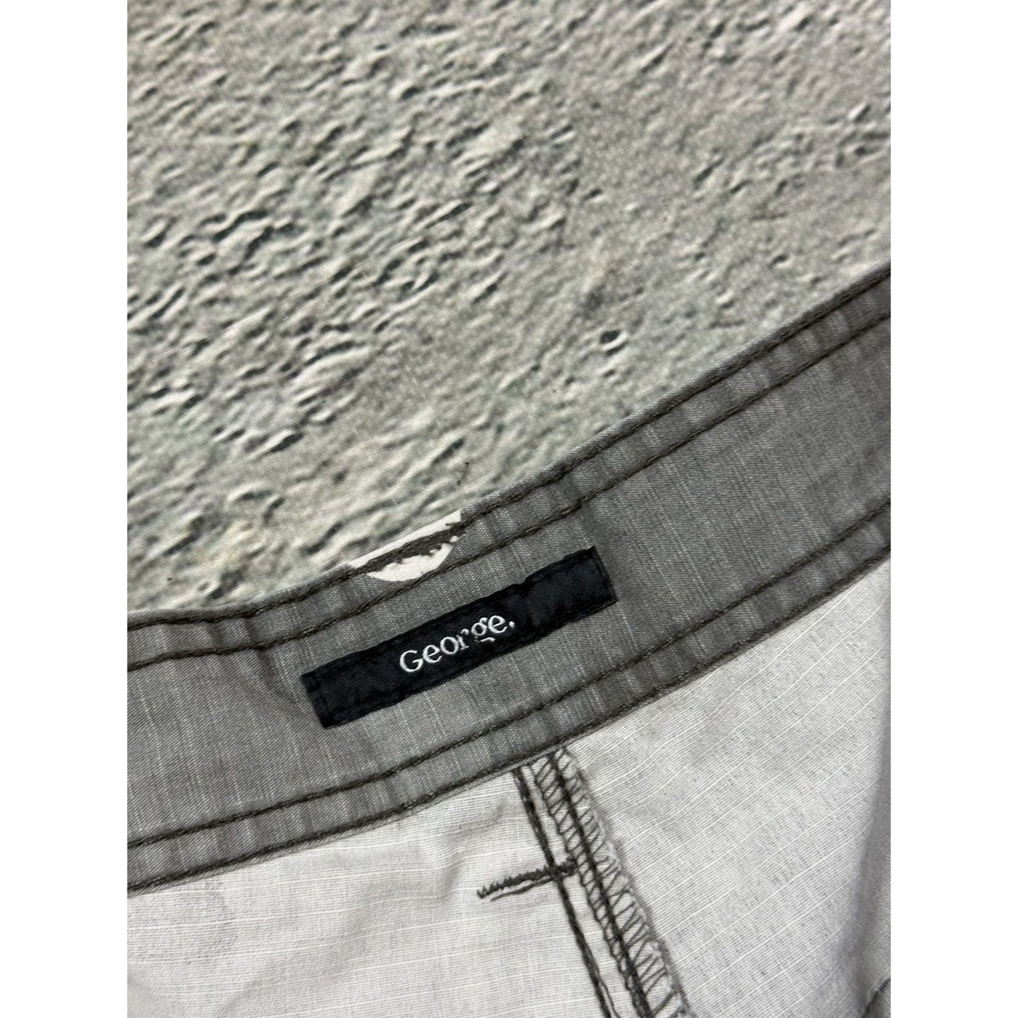 George camo gray shorts jorts y2k
