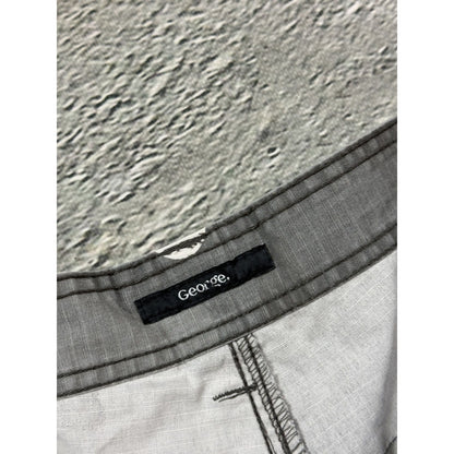 George camo gray shorts jorts y2k