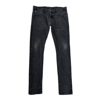 Han Kjobenhavn Black Selvedge Selvage Denim Pants Lean Fit