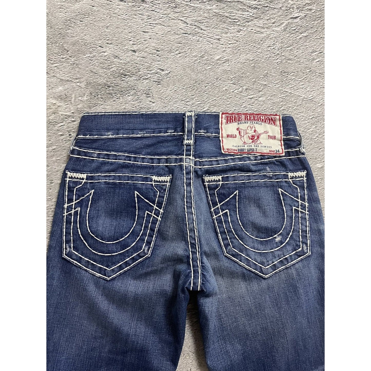 True Religion jeans vintage Bobby Super T denim straight