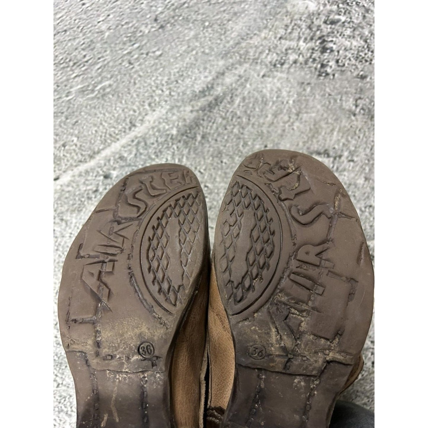 Airstep A.S.98 leather shoes boots cowboy