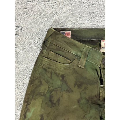 True Religion vintage camo jeans slim Casey skinny