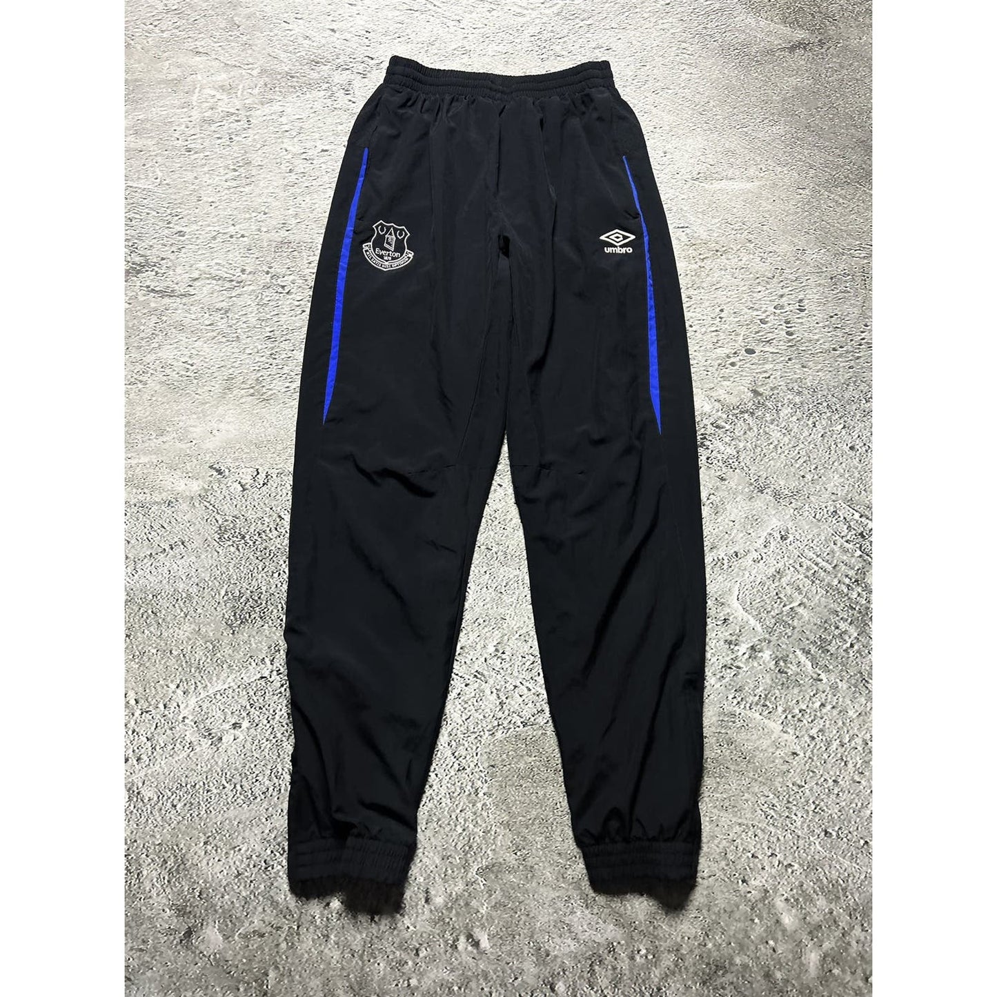 Everton Umbro track suit black pants vintage drill Y2K