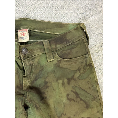 True Religion vintage camo jeans slim Casey skinny