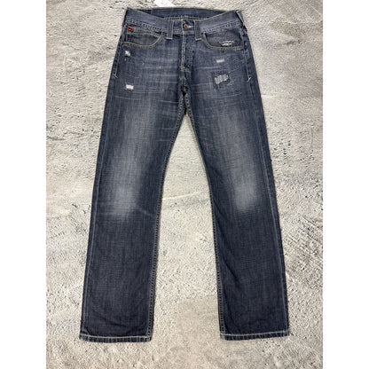 Evisu x Puma vintage navy jeans mint seagulls