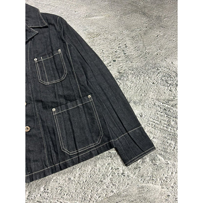 Issey Miyake Fete denim jacket pleated vintage made in Japan