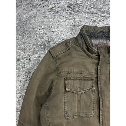 Levi’s military Sherpa jacket cargo khaki Y2K utility