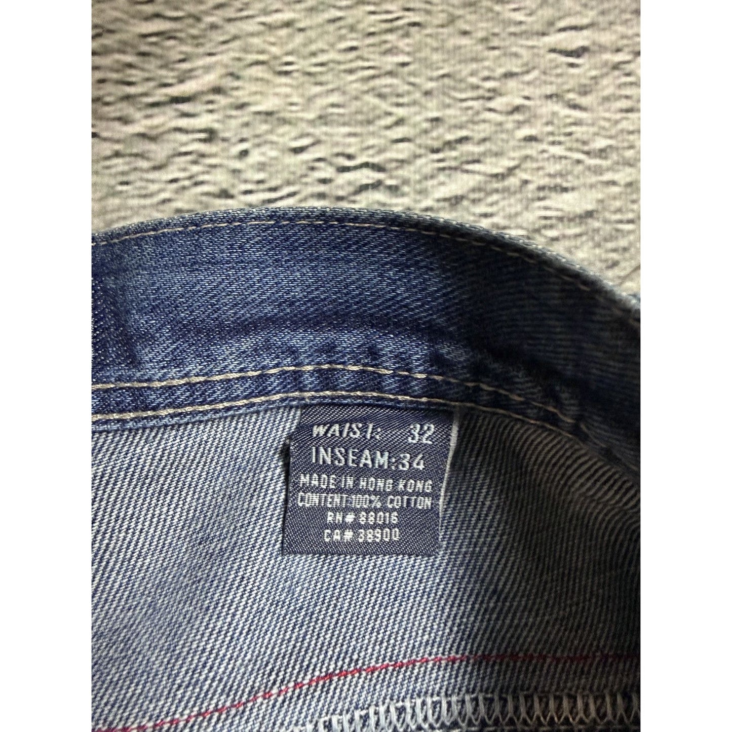 Pelle Pelle vintage stone washed blue jeans Y2K baggy denim