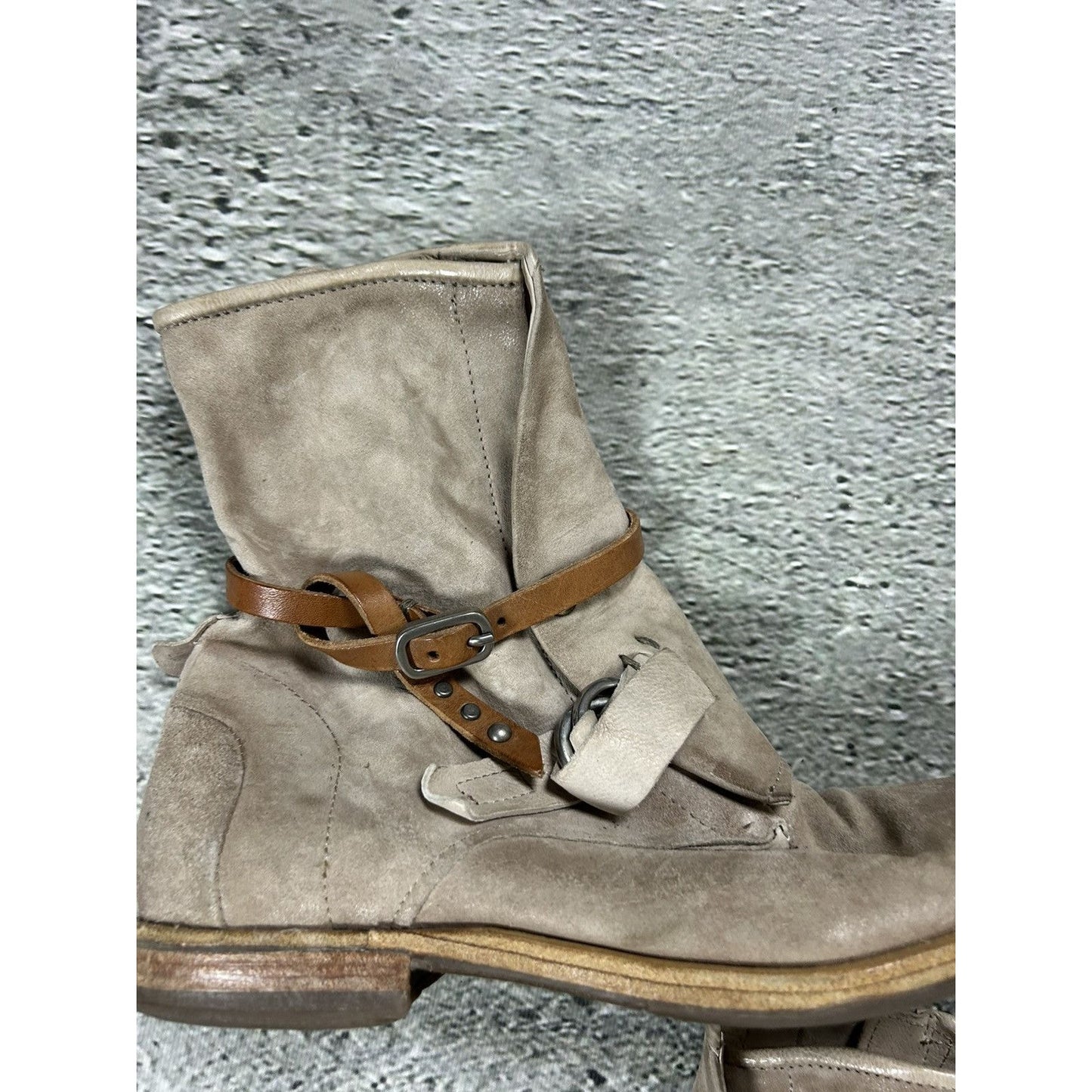 Airstep A.S.98 Zeport Tresse leather shoes boots cowboy