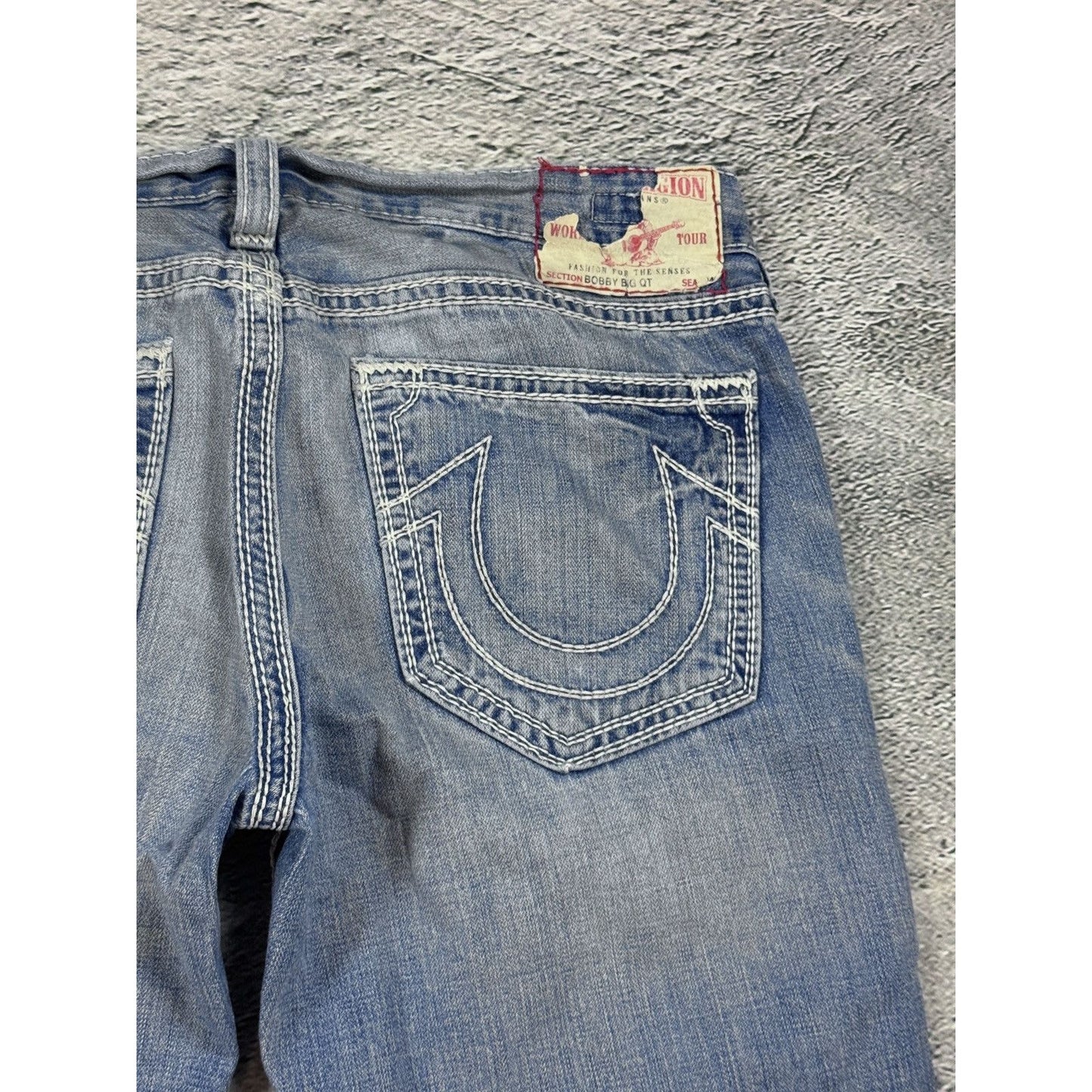 True Religion jeans vintage Bobby Big QT denim straight