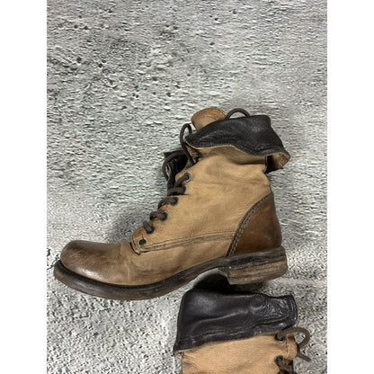 Airstep A.S.98 leather shoes boots cowboy