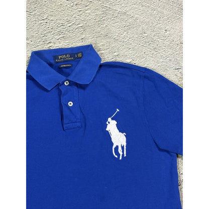 Chief Keef Polo Ralph Lauren vintage blue polo T-shirt big ponyh