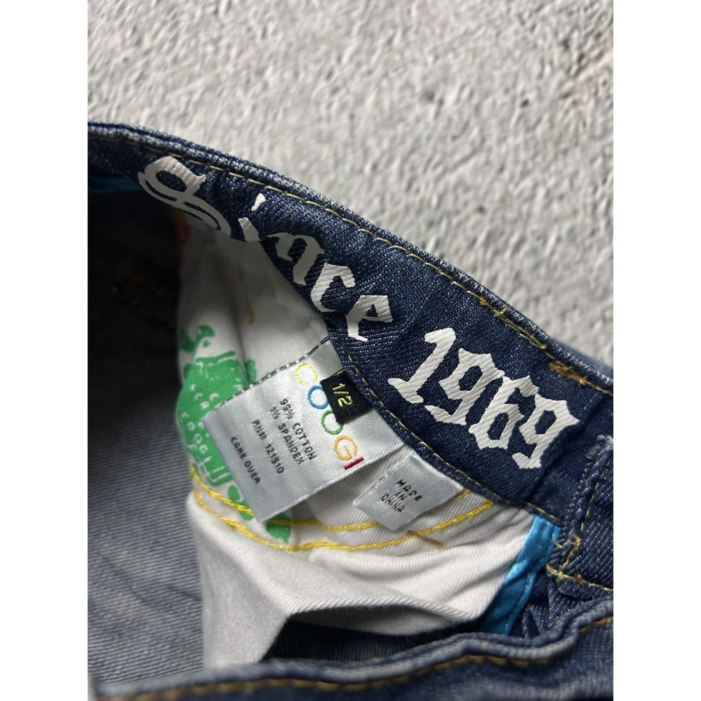 Coogi bootcut jeans embroidery big logo Y2K denim pants