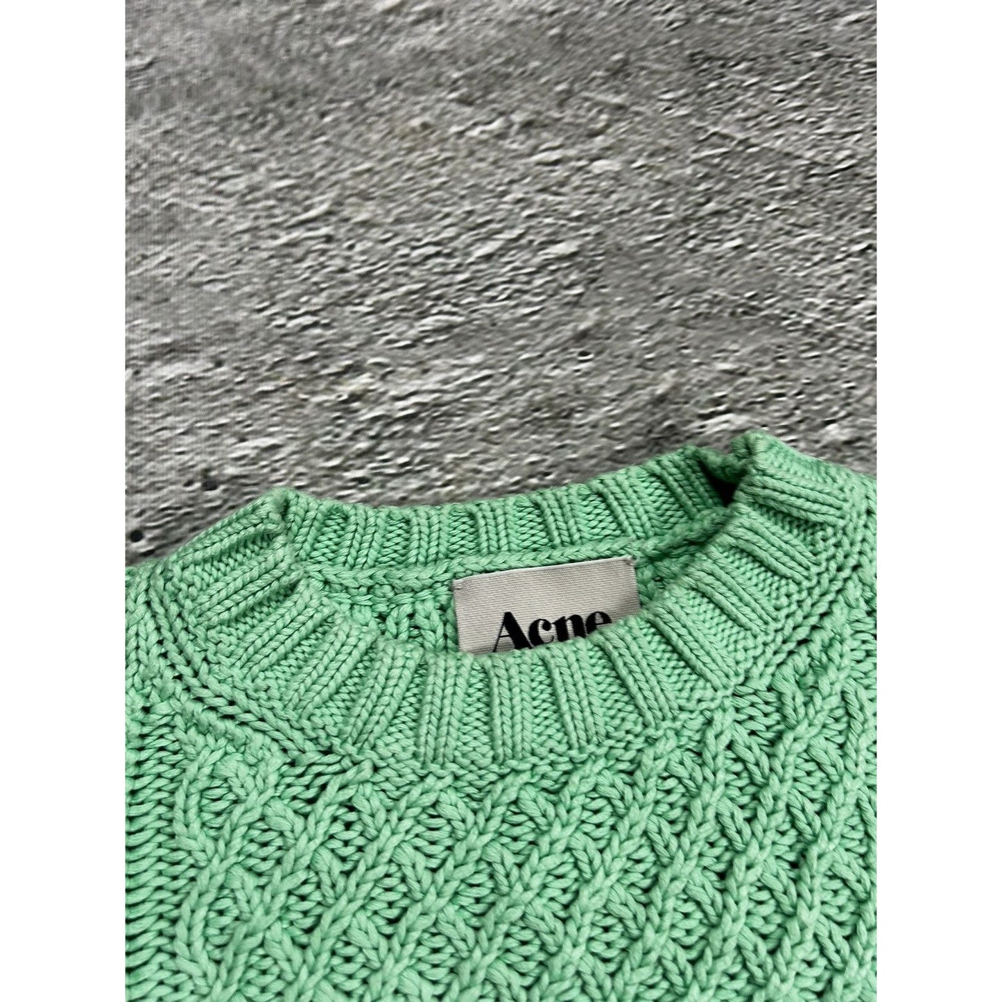 Acne Lia Cable SS12PRE sweater Kanye West knit