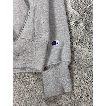MoMa hoodie champion reverse weave big logo grey New York