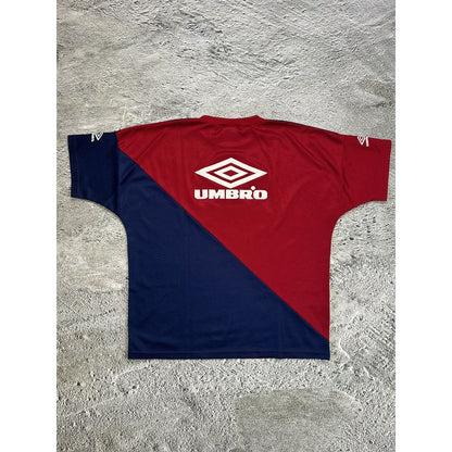 England vintage Umbro training jersey 1994 1894 navy red