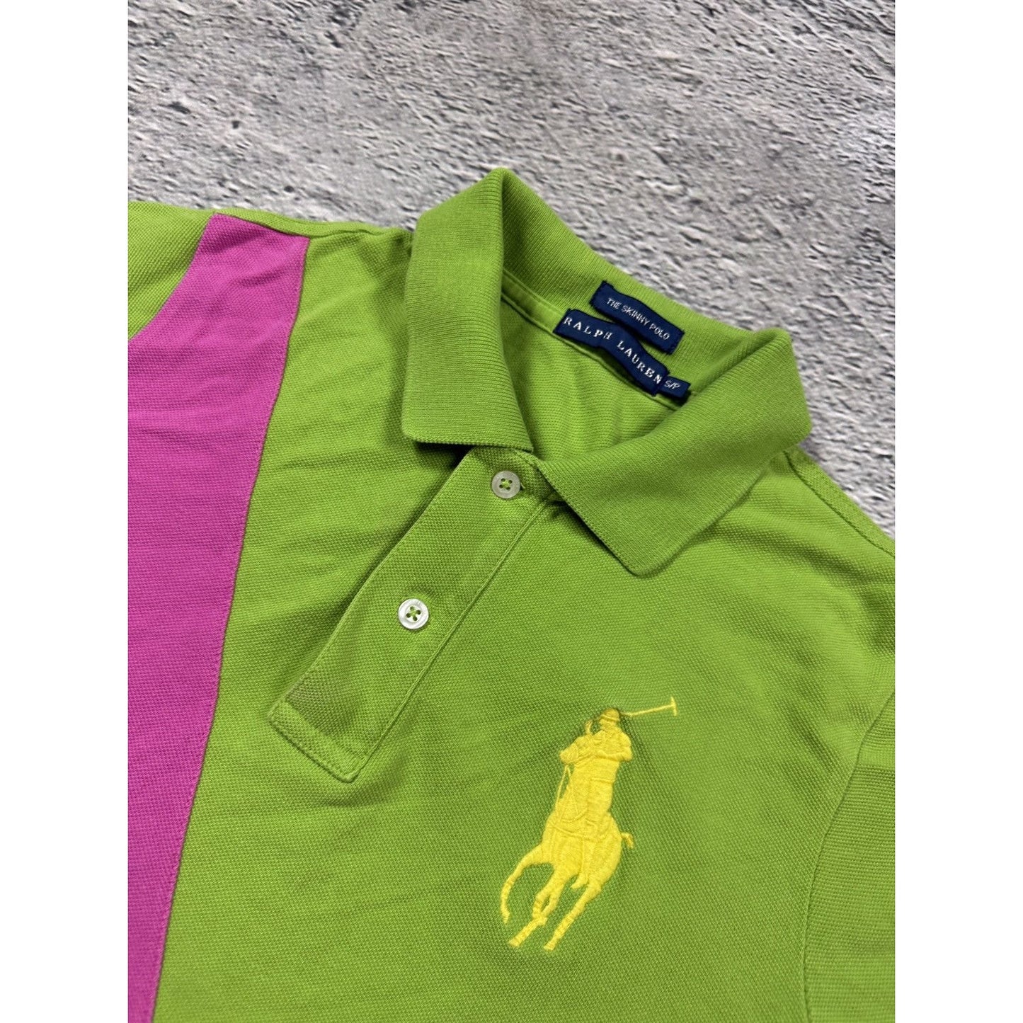 Chief Keef Polo Ralph Lauren vintage green pink skinny