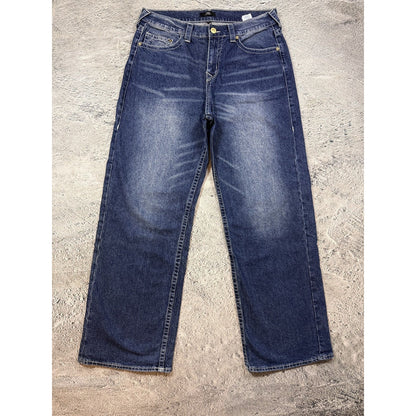 True Religion blue jeans Y2K Vinny ultra baggy buddah