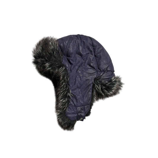 Vintage ushanka trooper hat purple