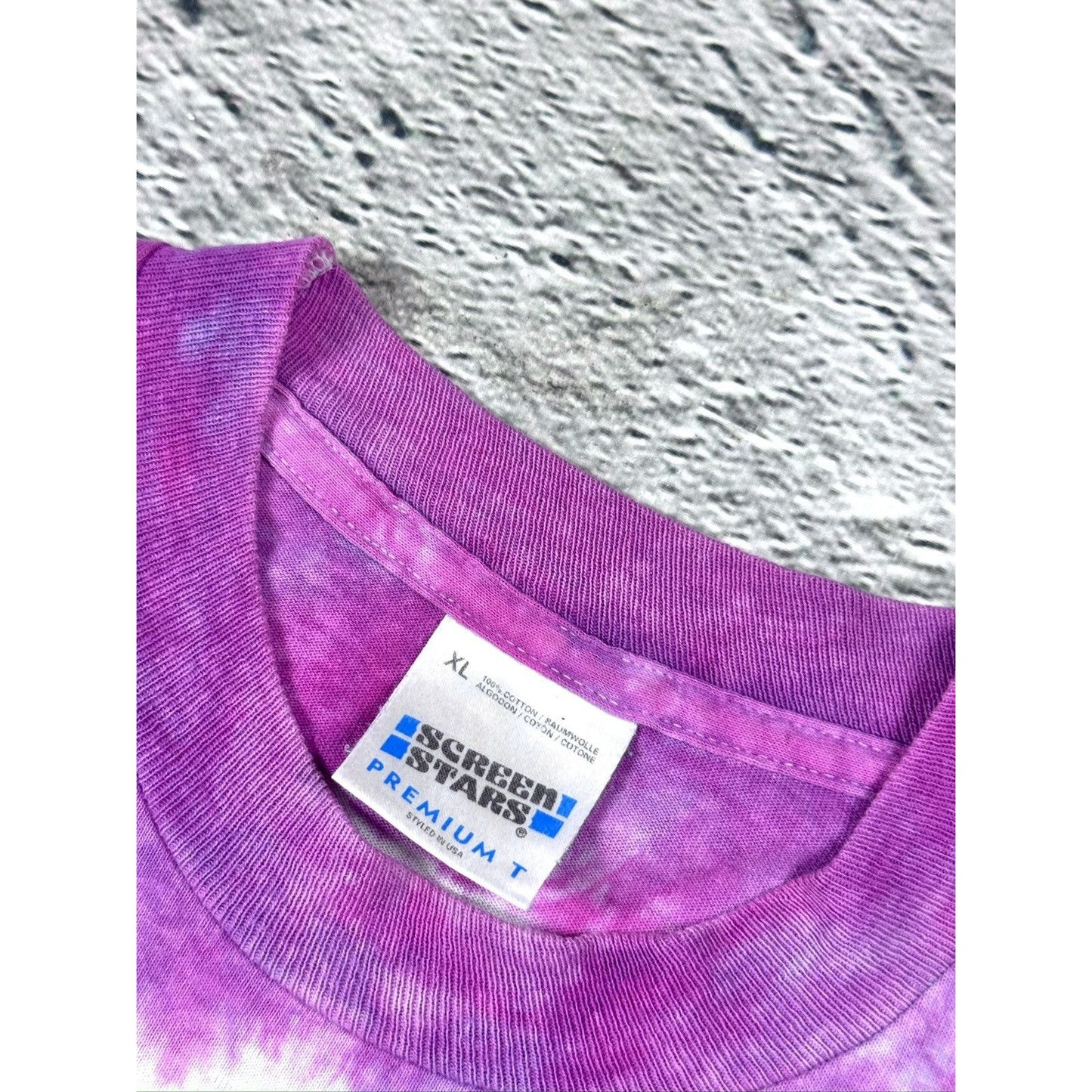 Nirvana In Utero vintage longsleeve t-shirt 90s tie dye pink