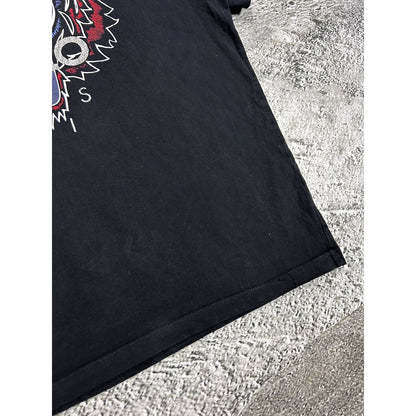 Kenzo big logo T-shirt tiger head black Paris