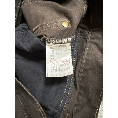 Morgan Homme Y2K jeans flared brown