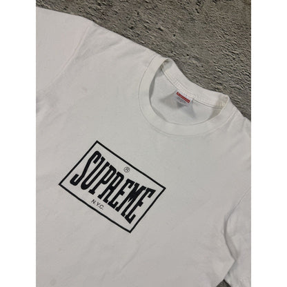 Supreme fw23 warm up t-shirt white